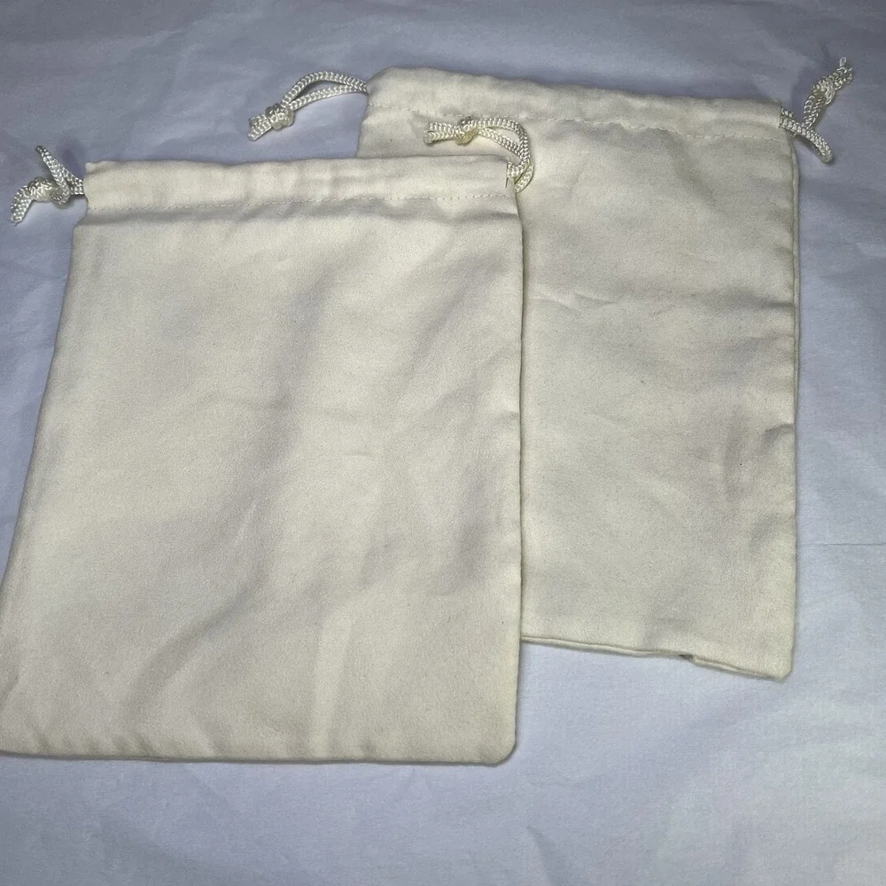 2‎ James Avery Drawstring Gift Keepsake Pouch Storage Travel Dust Bags Jewelry